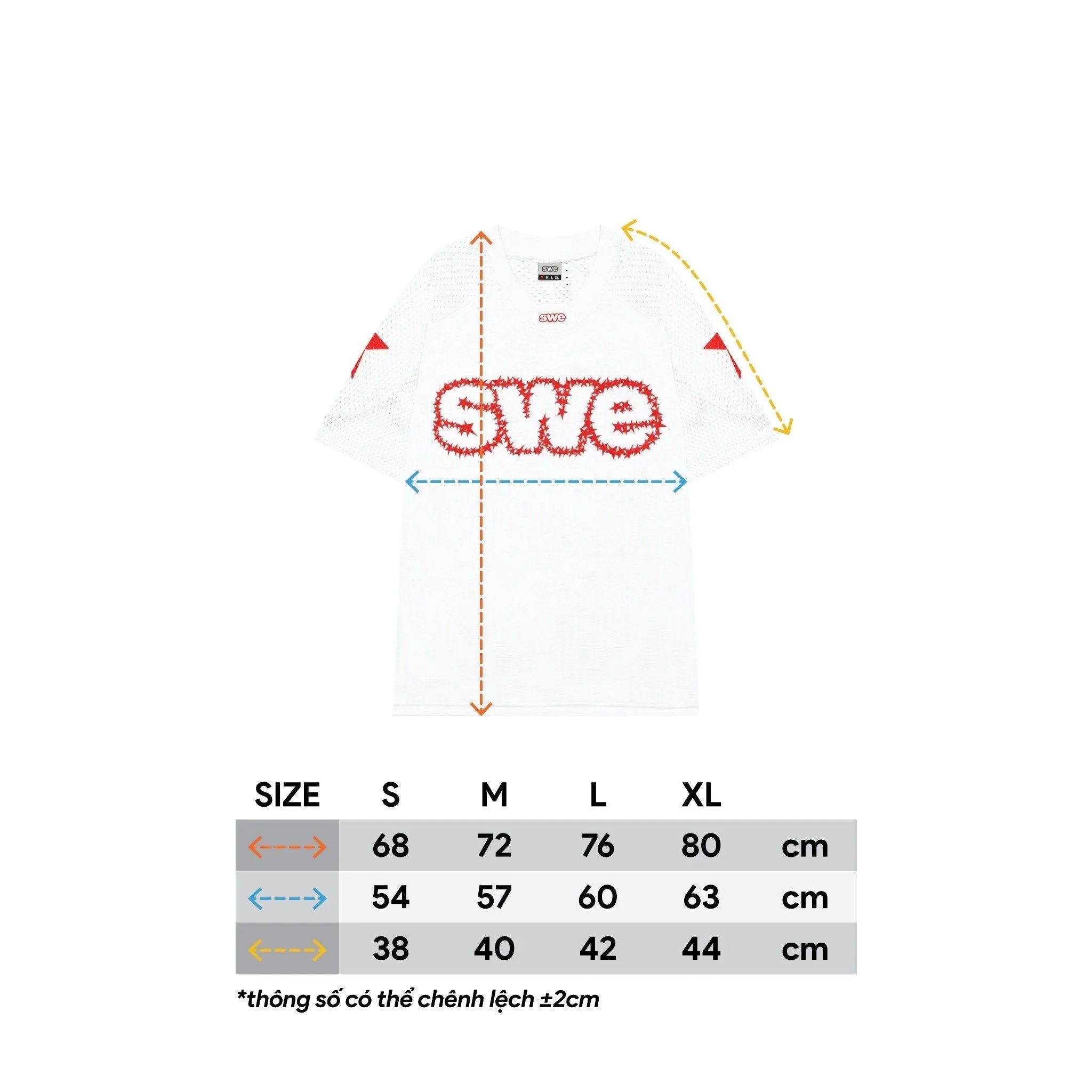 24 JERSEY TEE - WHITE