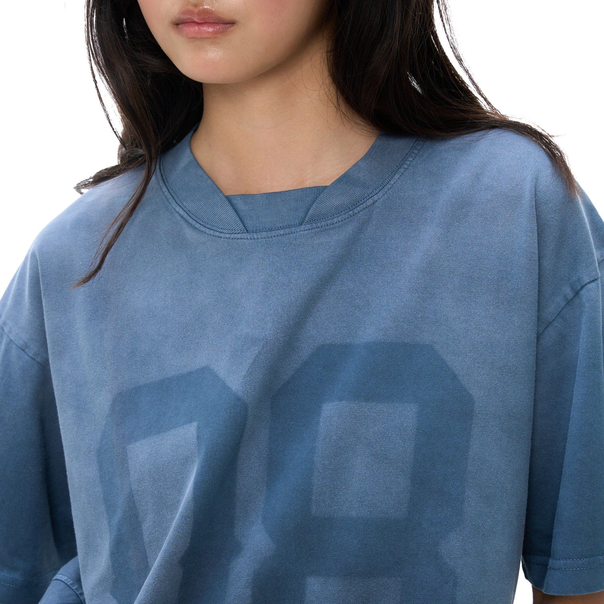 8TH WASHED TEE - STORM BLUE