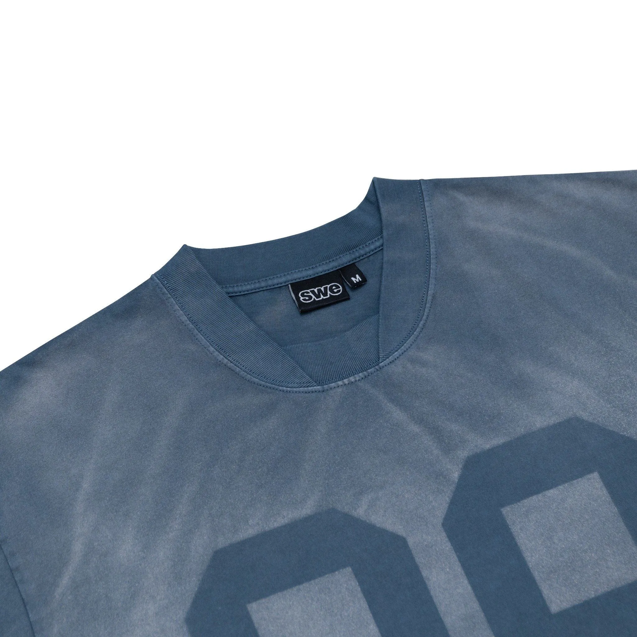 8TH WASHED TEE - STORM BLUE
