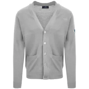 Aquascutum Grey Button Up Cardigan