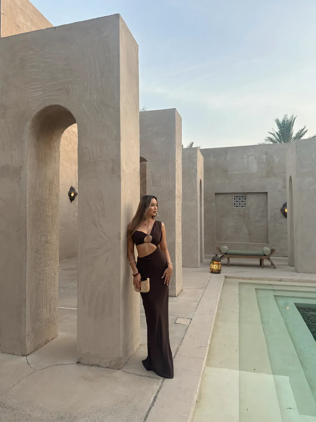 Aurelia Maxi Dress - Chocolate