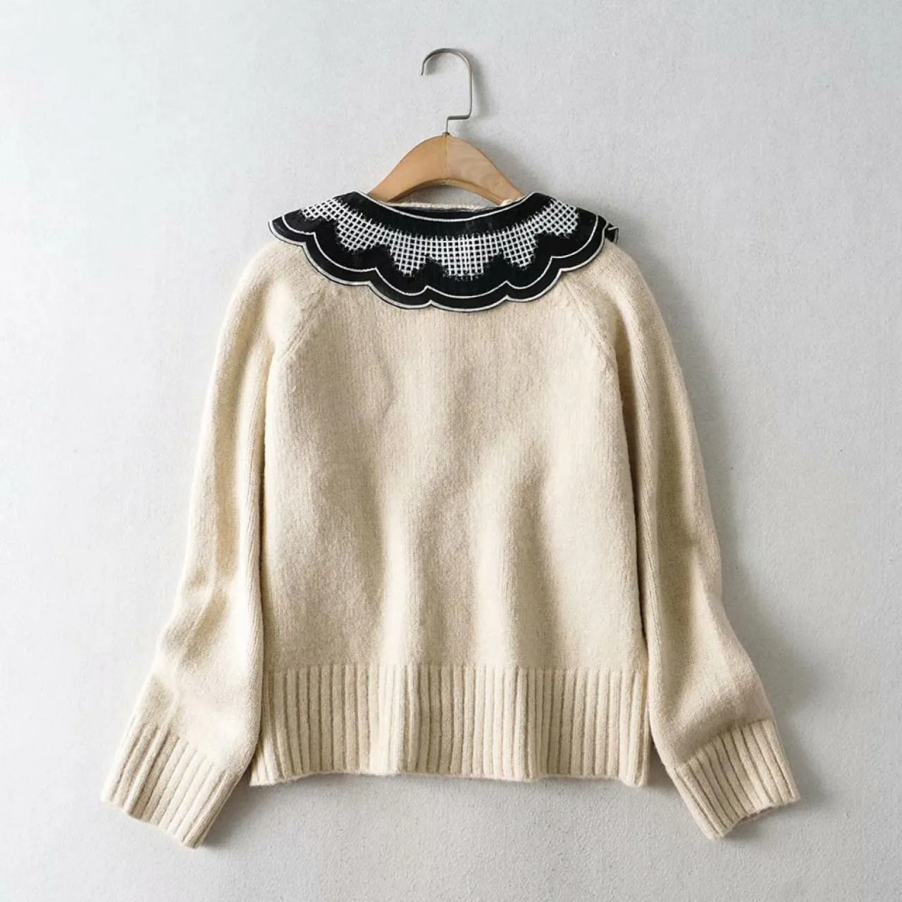 Autumn wool and Mohair women's cardigan  1369