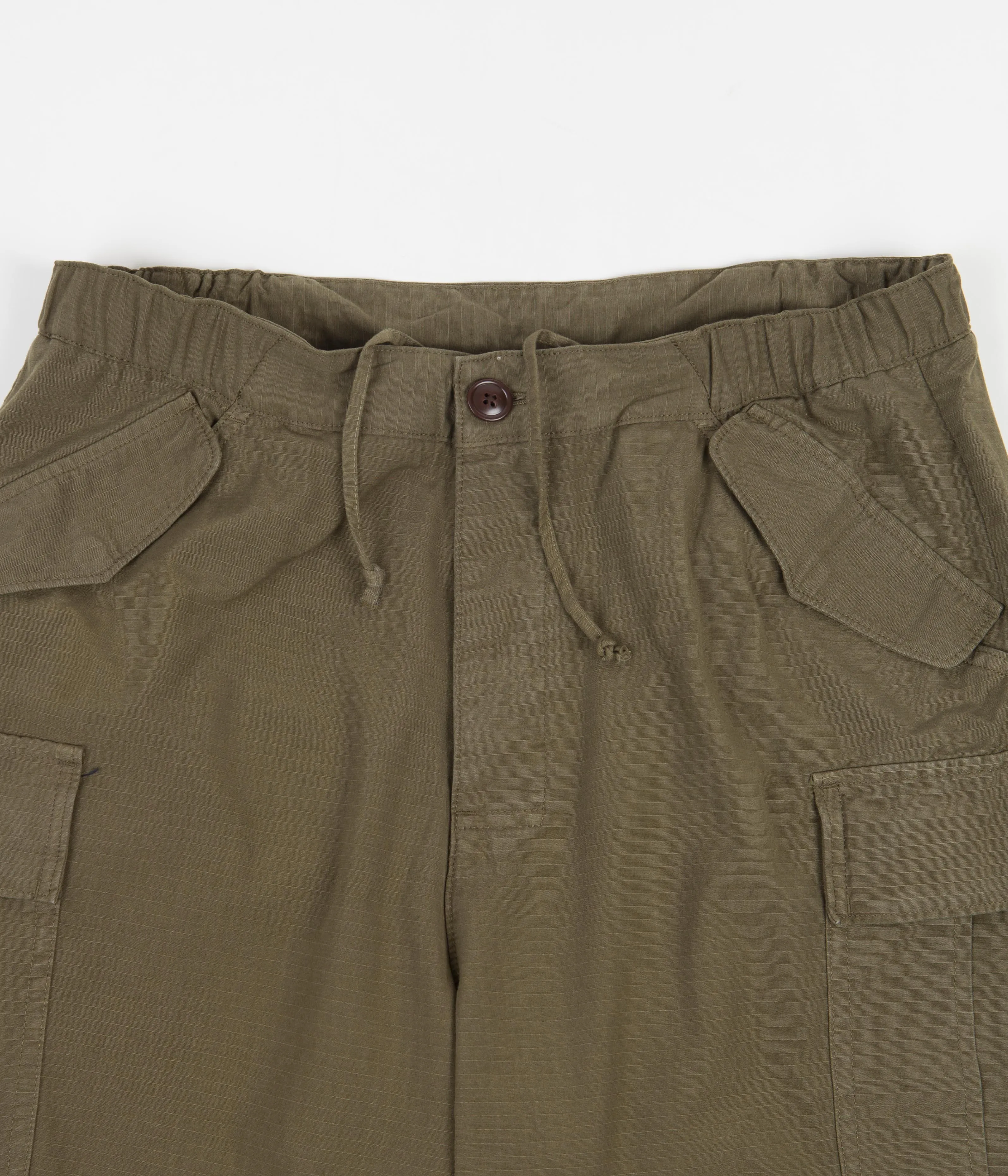 Barbour White Label Jack Ripstop Cargo Trousers - Olive