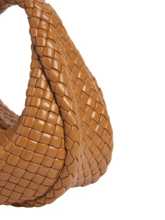 Bottega Veneta   Mini Jodie padded leather top handle bag 