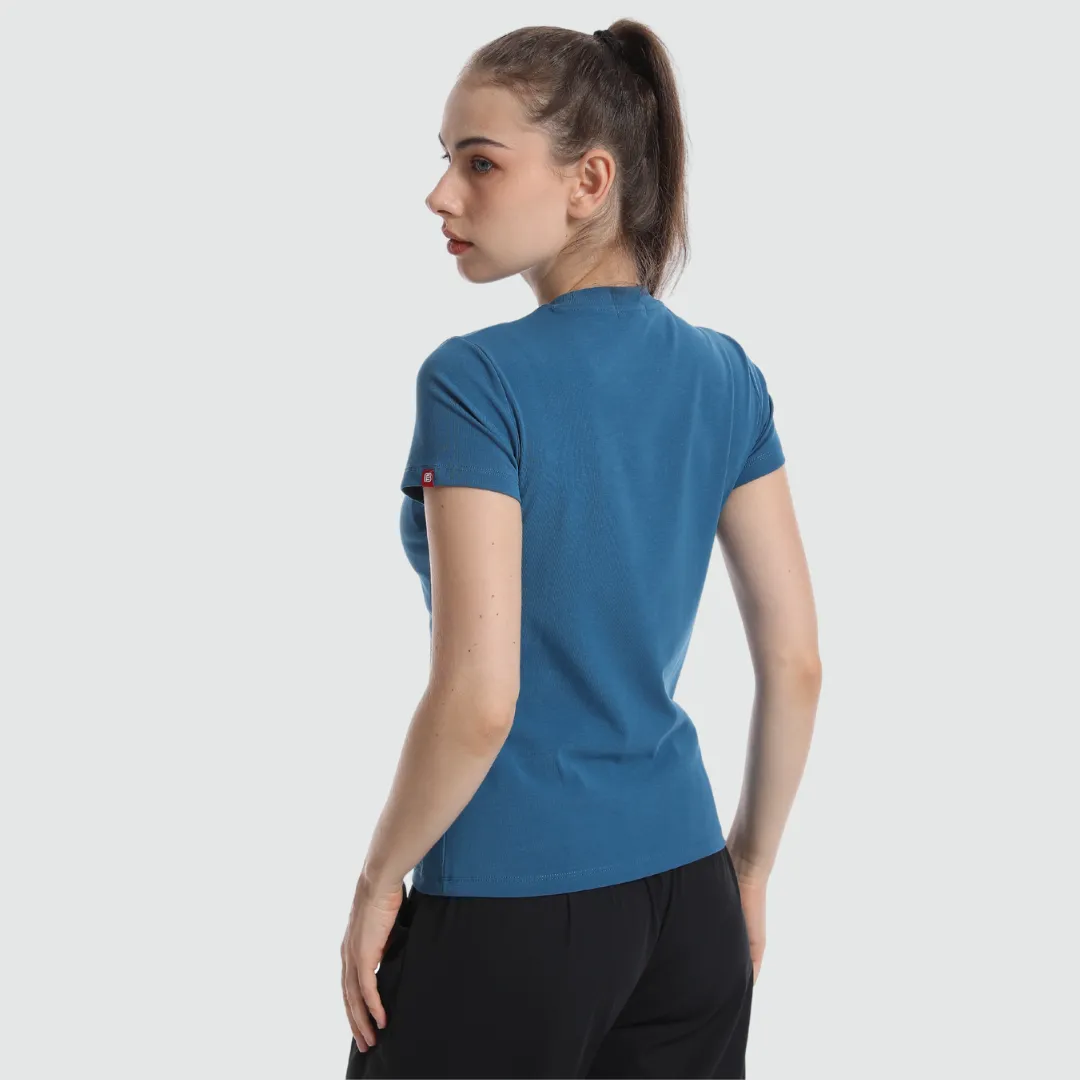 Breflex Classic-Fit Cotton Crew Neck Tee Women