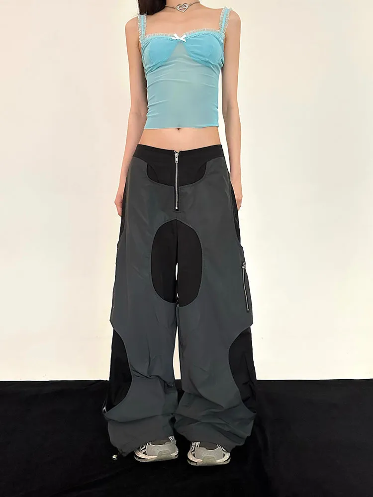 Daisy Solid Color Spaghetti Straps Mesh See Through Slim Camisole Top