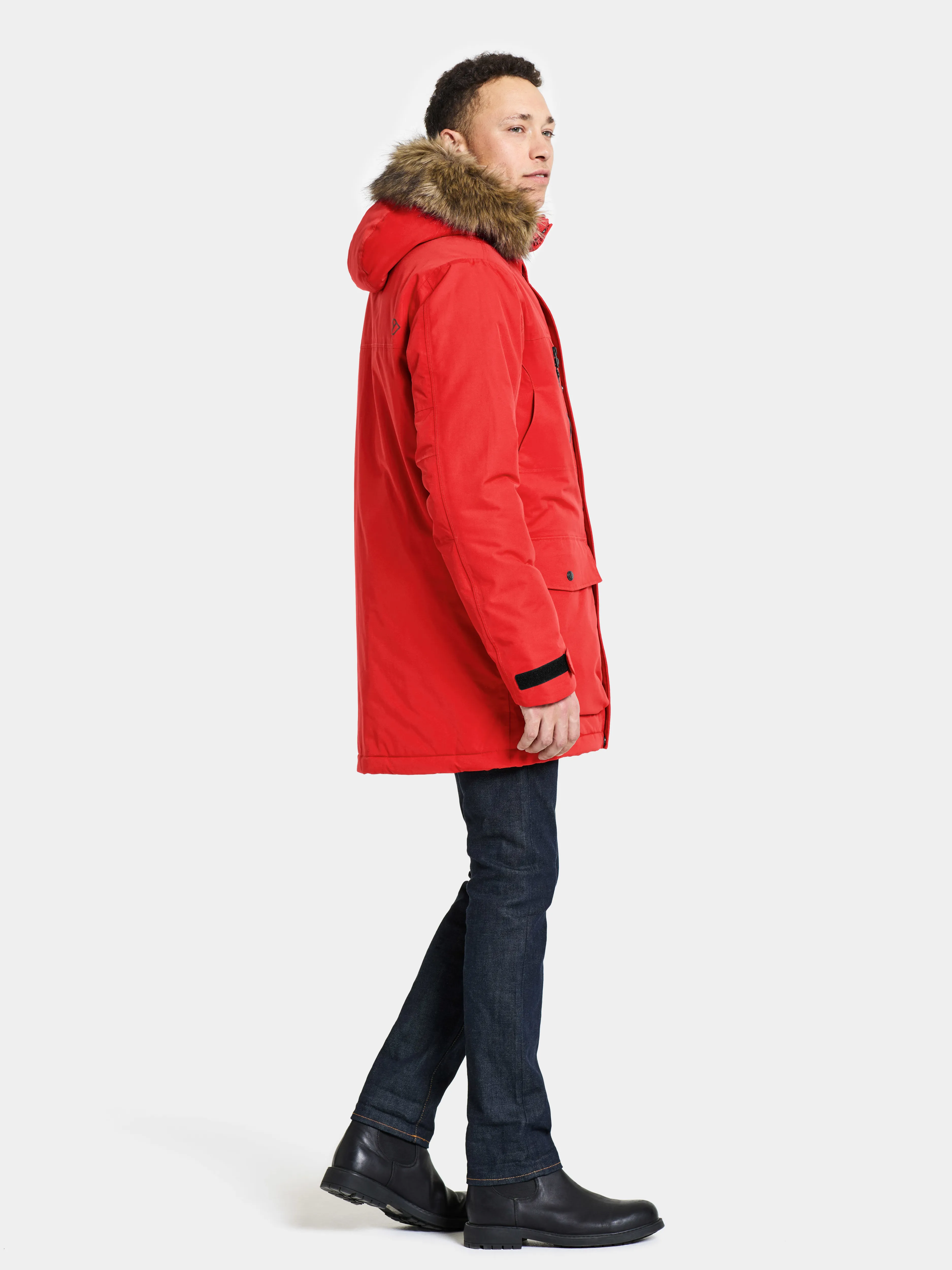 Didriksons Men&#x27;s Marco Parka 3 Pomme Red | Buy Didriksons Men&#x27;s Marco Parka 3 Pomme Red here | Outnorth