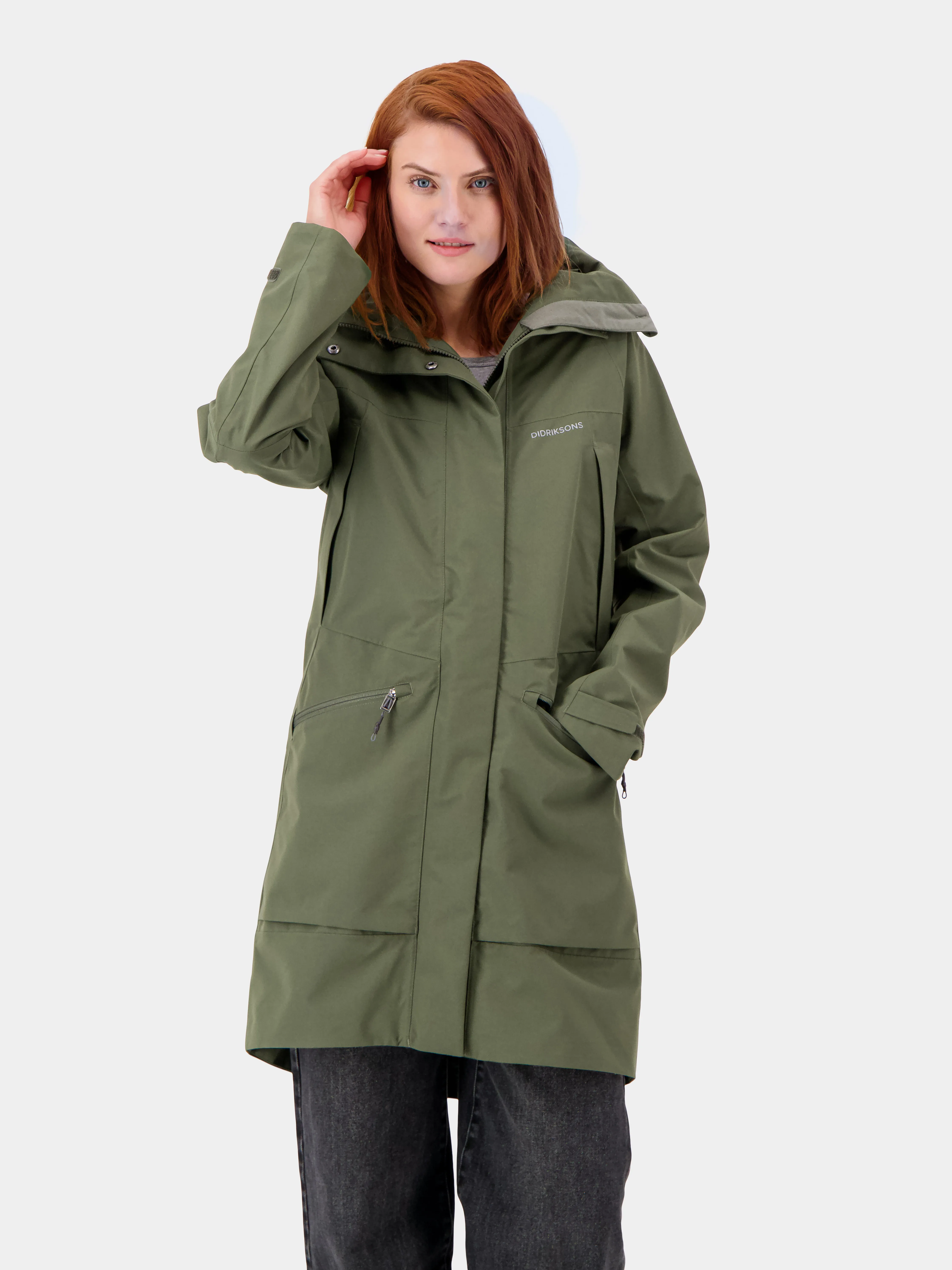 Didriksons Women&#x27;s Ilma Parka 7 Deep Green | Buy Didriksons Women&#x27;s Ilma Parka 7 Deep Green here | Outnorth
