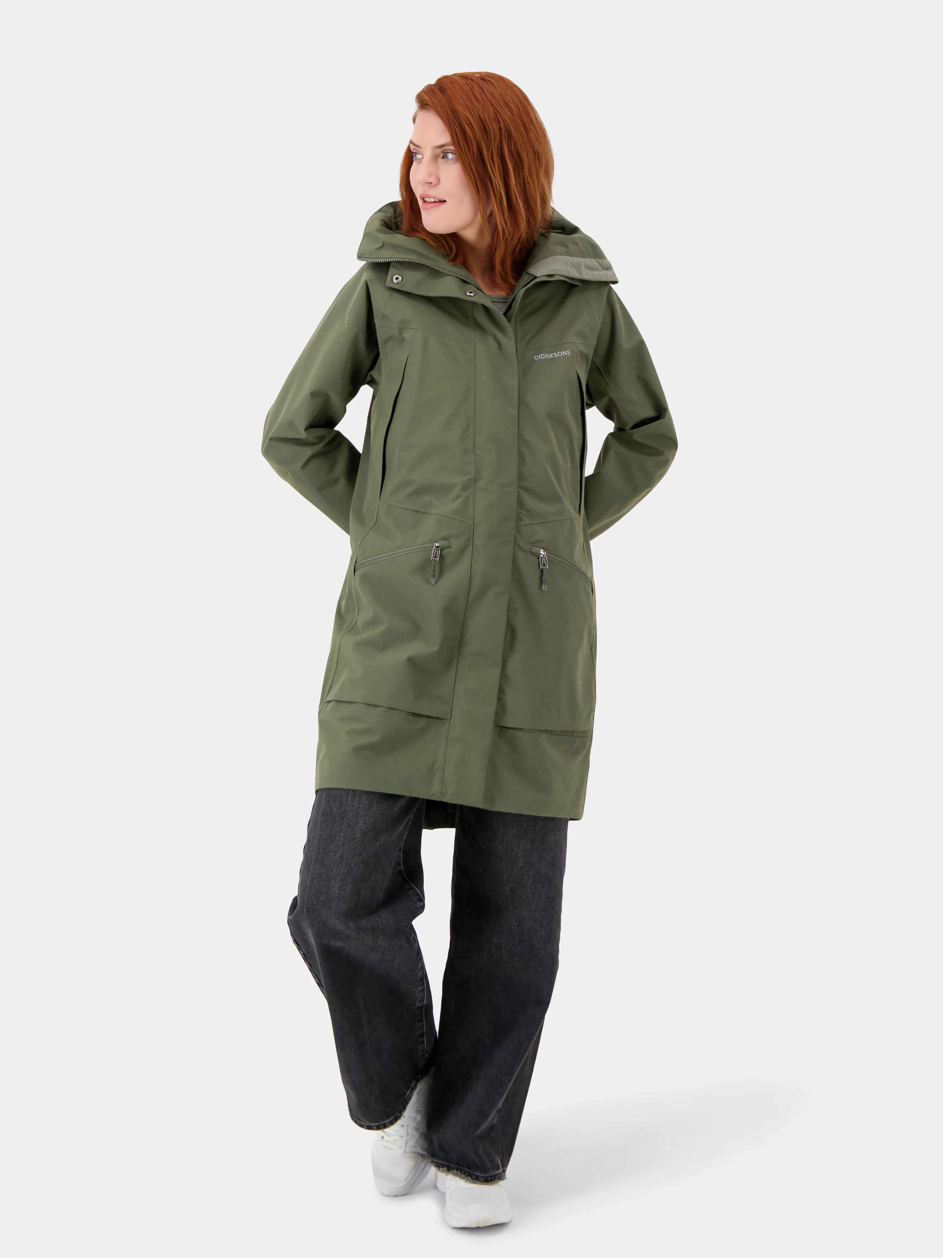 Didriksons Women&#x27;s Ilma Parka 7 Deep Green | Buy Didriksons Women&#x27;s Ilma Parka 7 Deep Green here | Outnorth