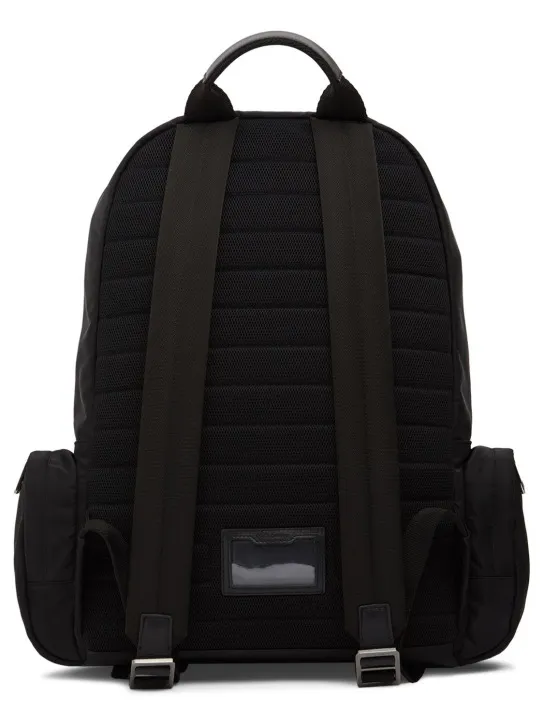 Dolce&amp;Gabbana   Rubberized logo nylon backpack 