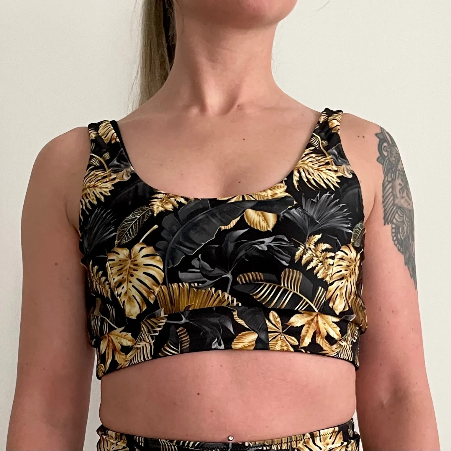 Doublesided Top Gold jungle - Shark