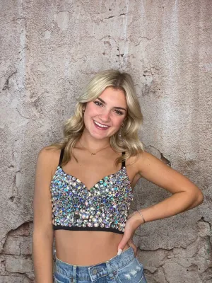 Embellished Bustier