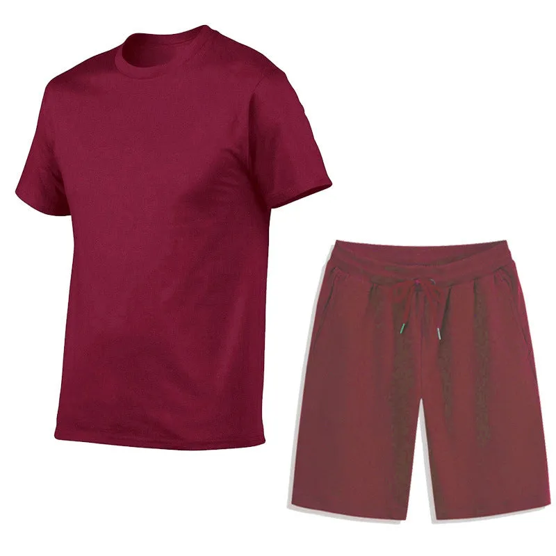 Ensemble T-shirt & short homme en Coton