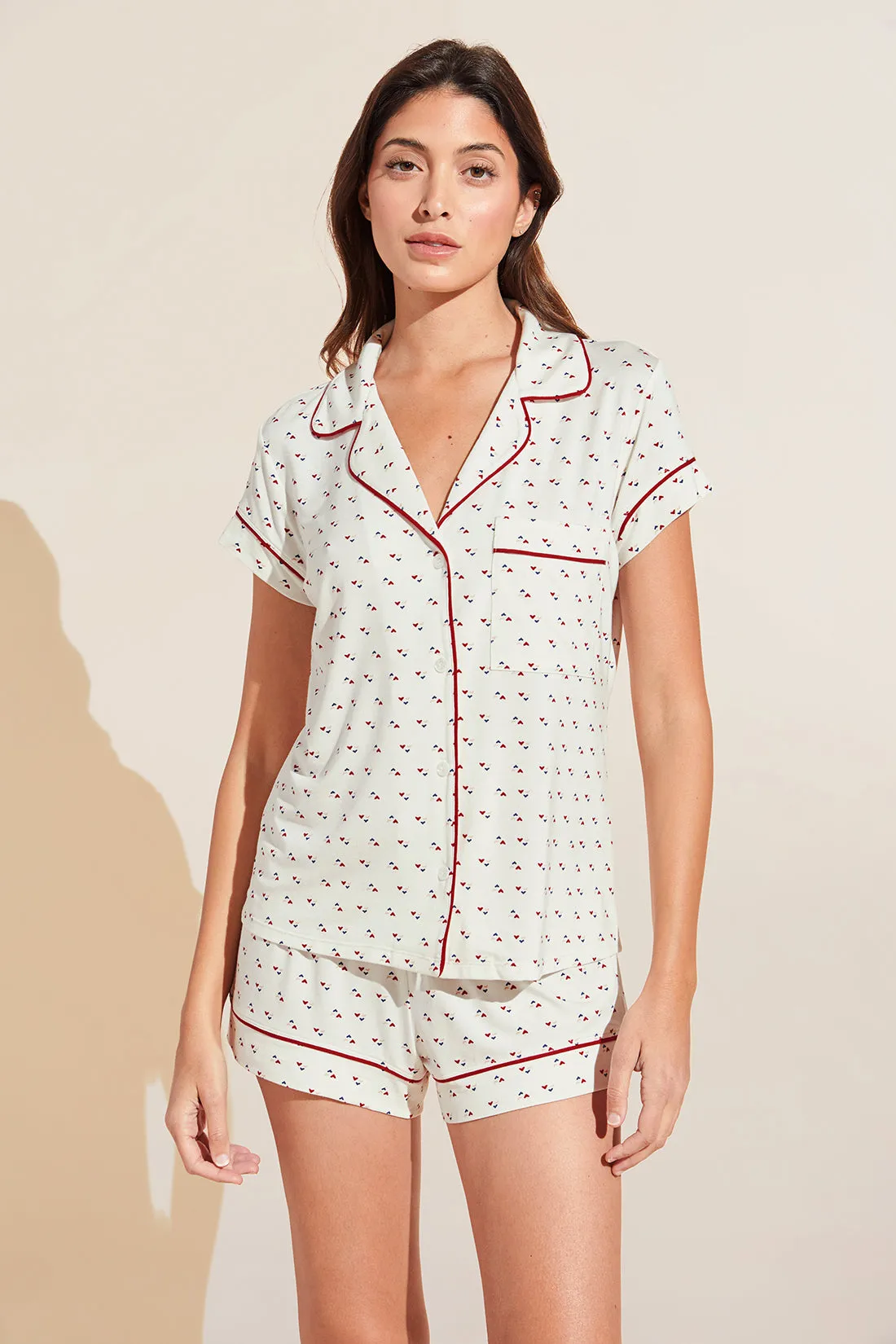 Gisele Printed TENCEL™ Modal Shortie Short PJ Set