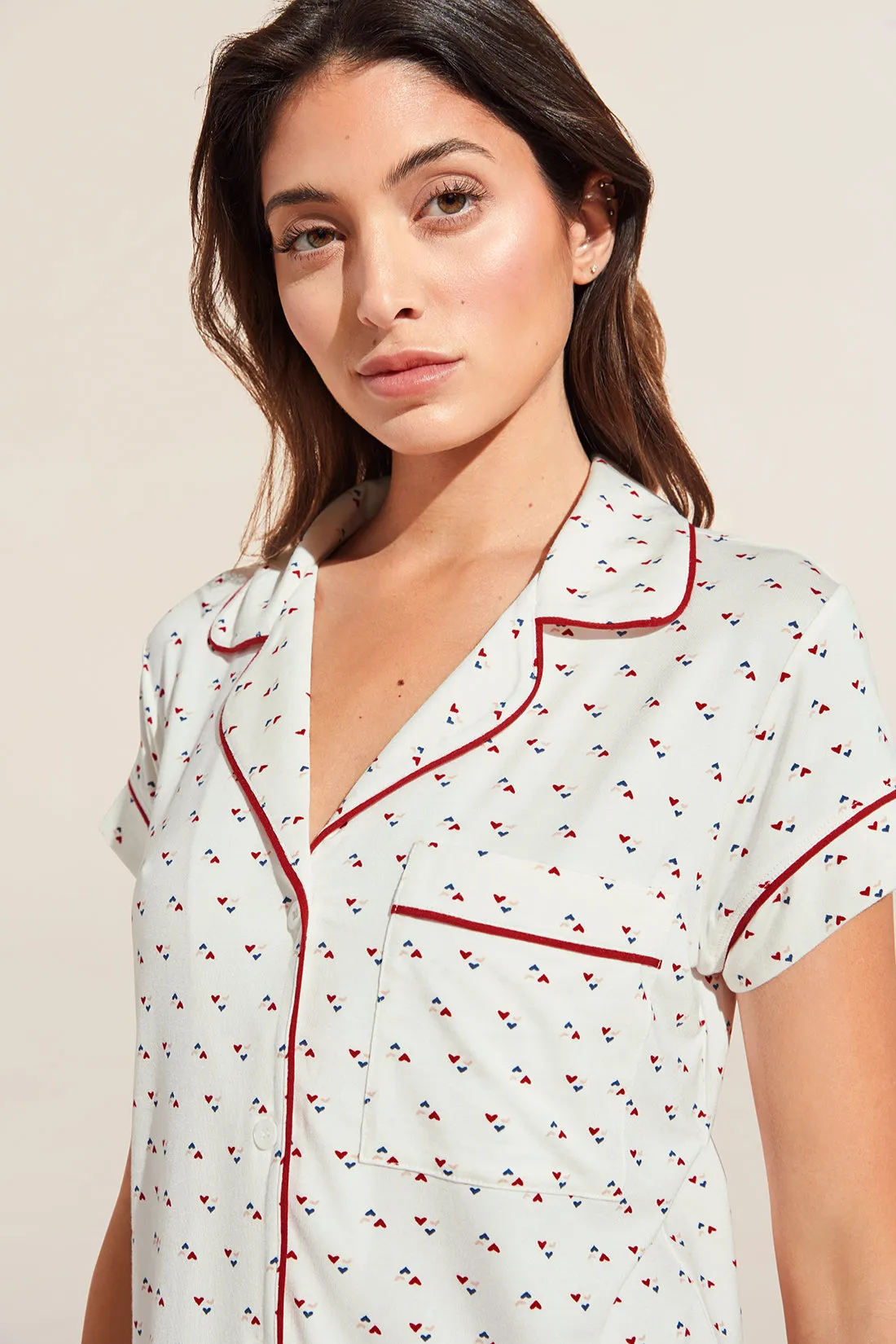 Gisele Printed TENCEL™ Modal Shortie Short PJ Set