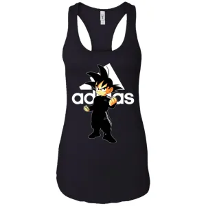 Goku Treding Adidas White T-shirt Women Tank Top