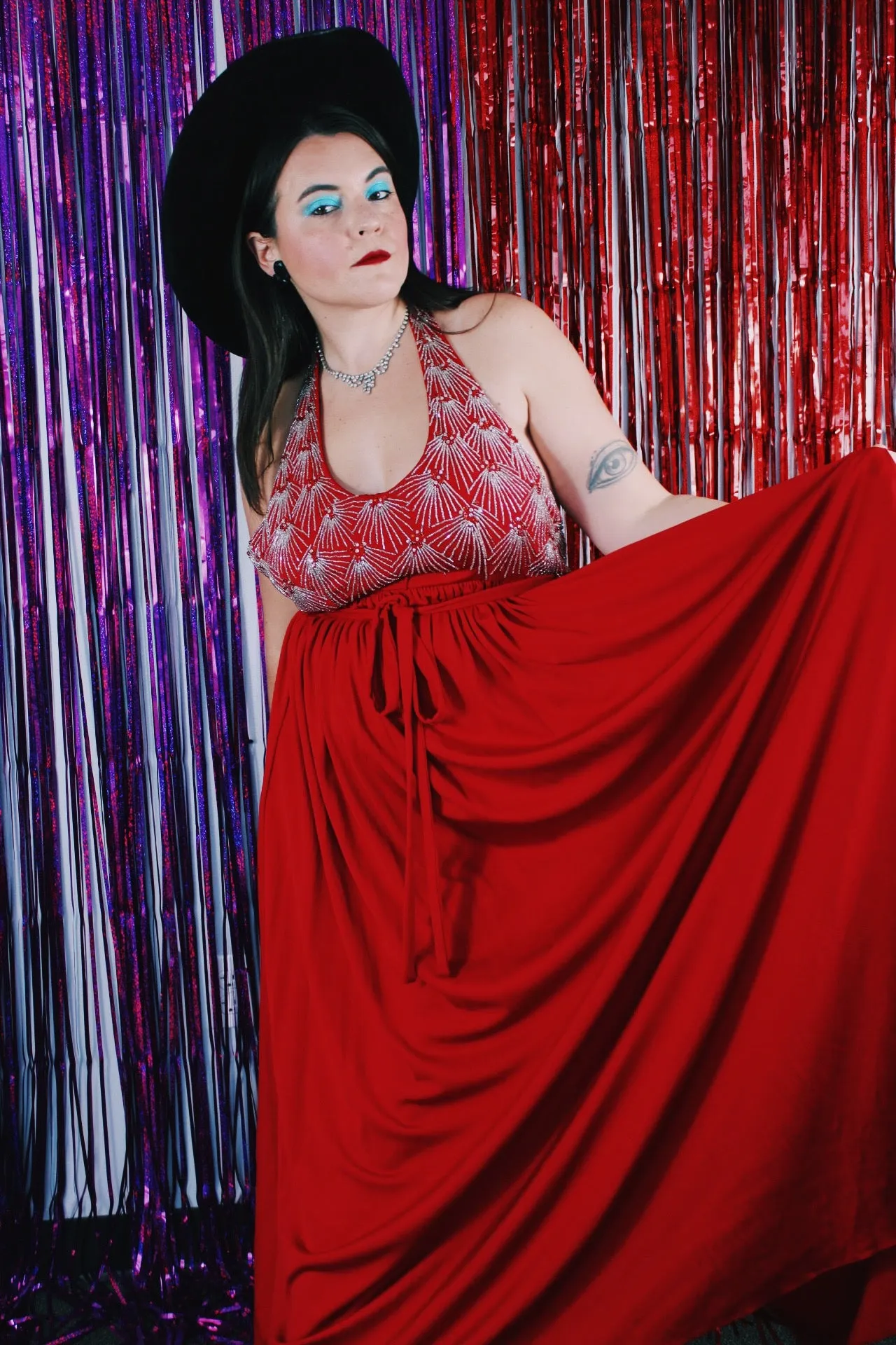 Halter Wrap Dress