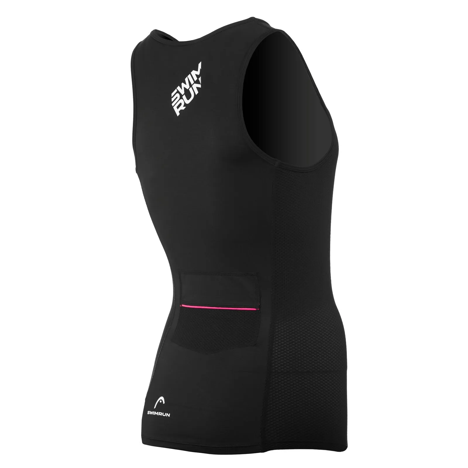 Head Swimrun Bat Top Lady Black/Pink | Buy Head Swimrun Bat Top Lady Black/Pink here | Outnorth
