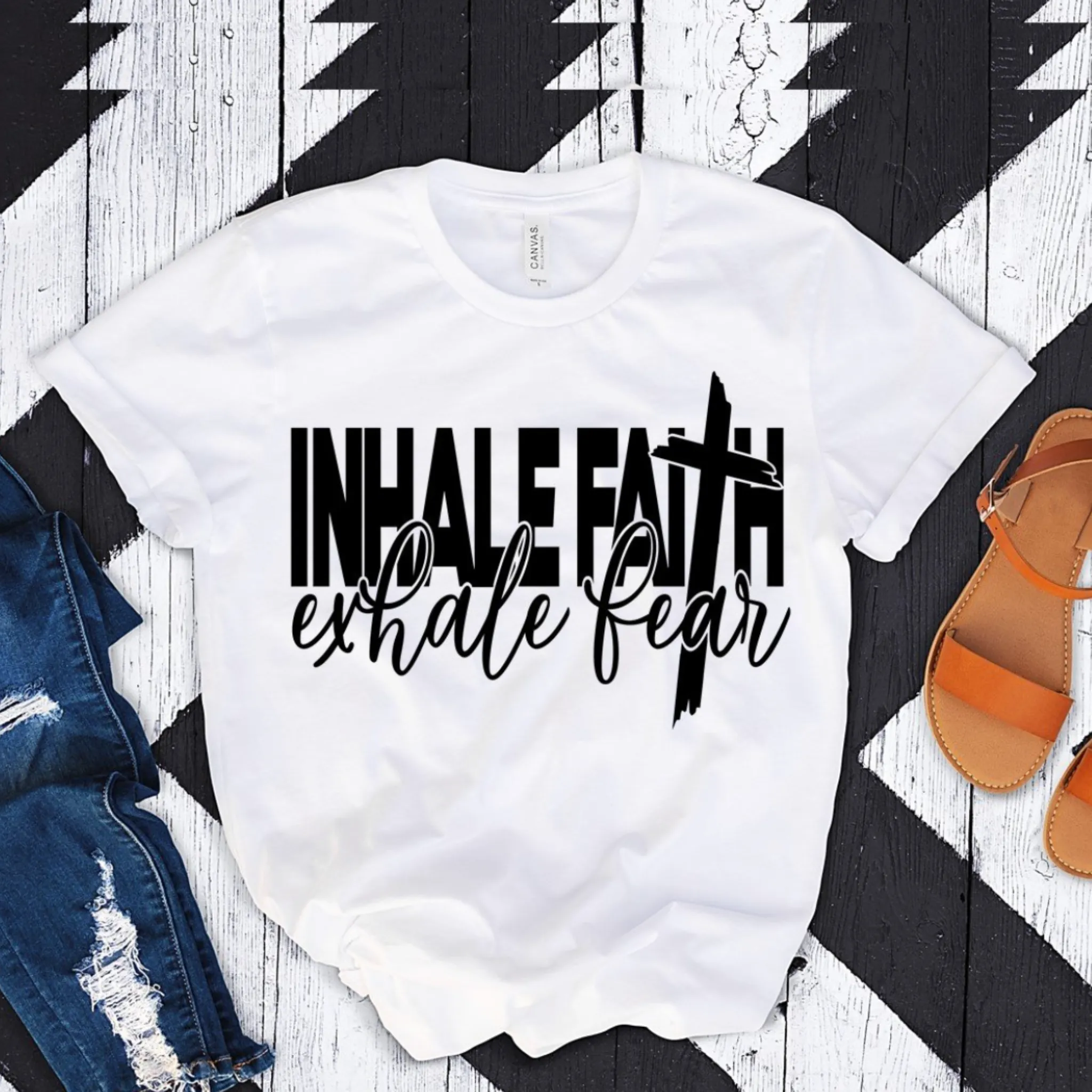 Inhale Faith Graphic T-shirt