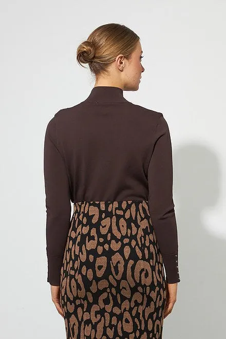 JOSEPH RIBKOFF 223954 Studded Sweater