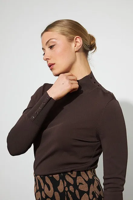 JOSEPH RIBKOFF 223954 Studded Sweater