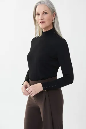 JOSEPH RIBKOFF 223954 Studded Sweater