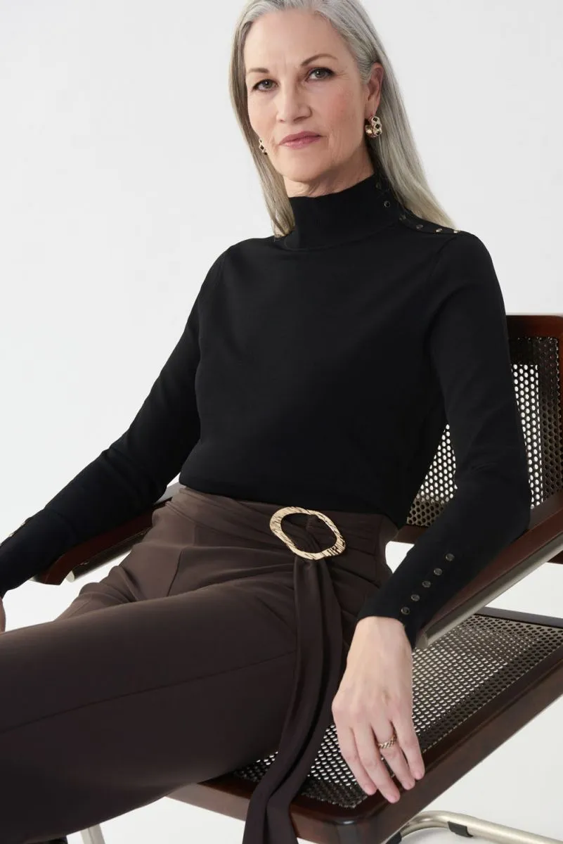 JOSEPH RIBKOFF 223954 Studded Sweater