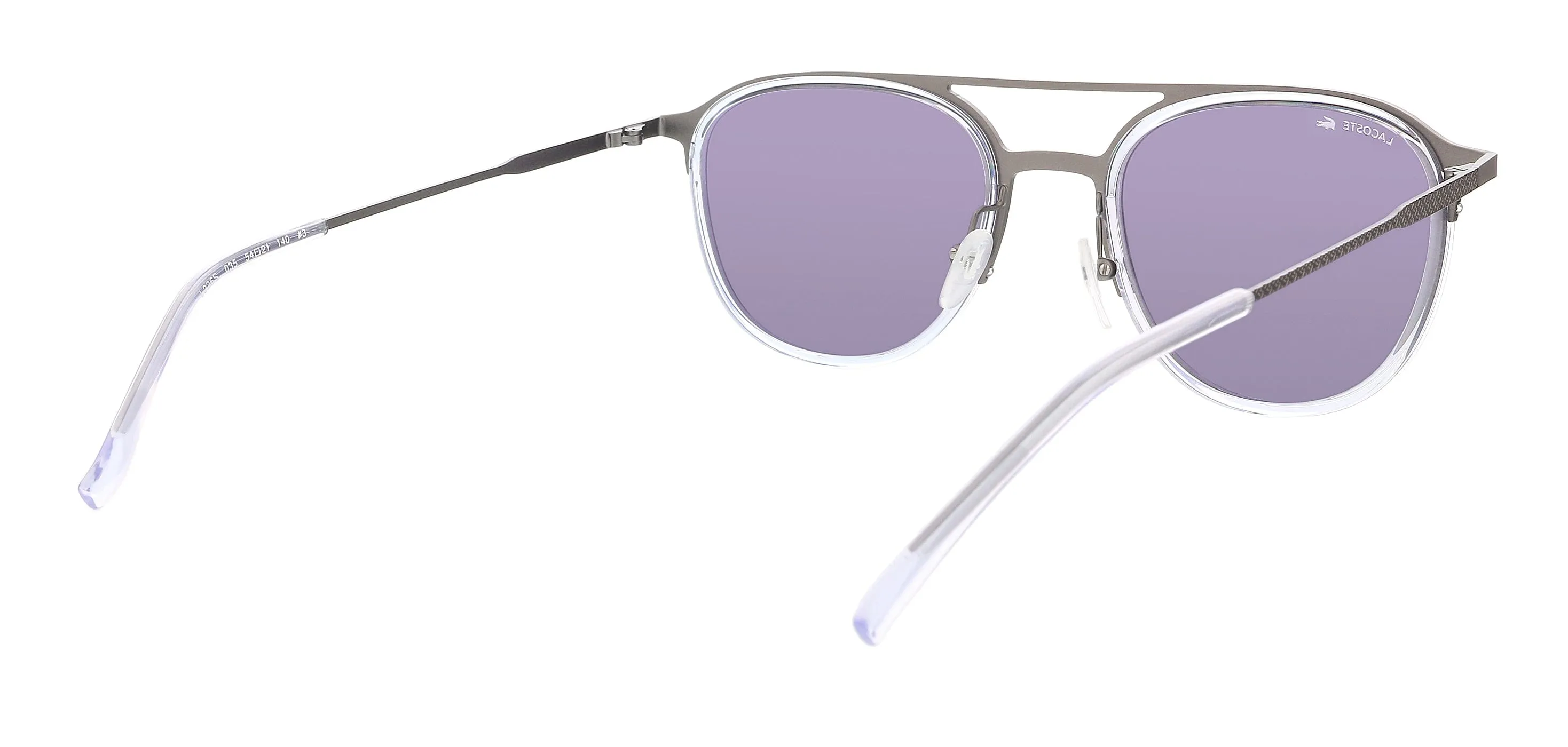 Lacoste L226S 43172 Grey Modified Round Sunglasses