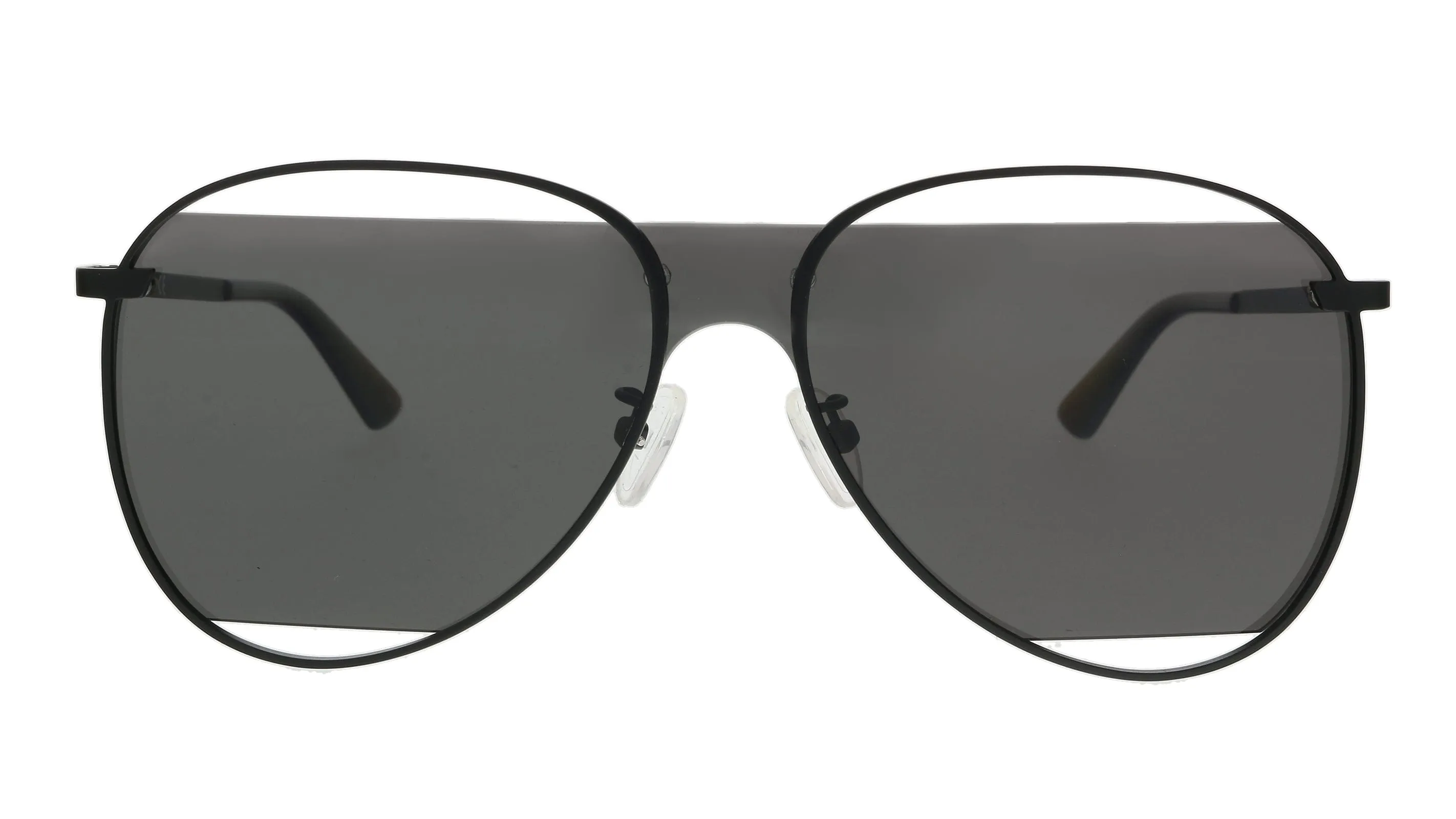 McQ MQ0196S-001 Black Aviator Sunglasses