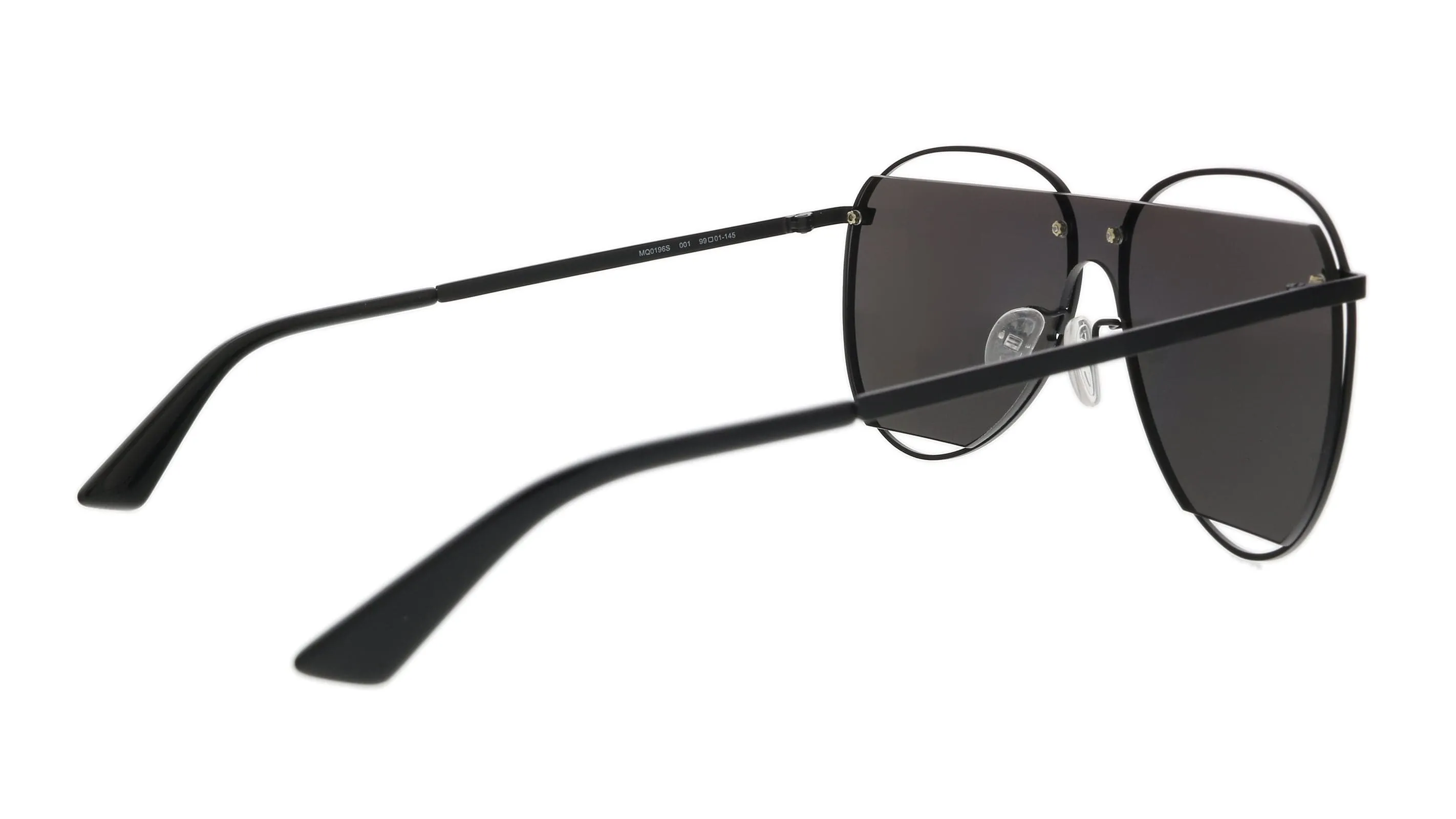 McQ MQ0196S-001 Black Aviator Sunglasses