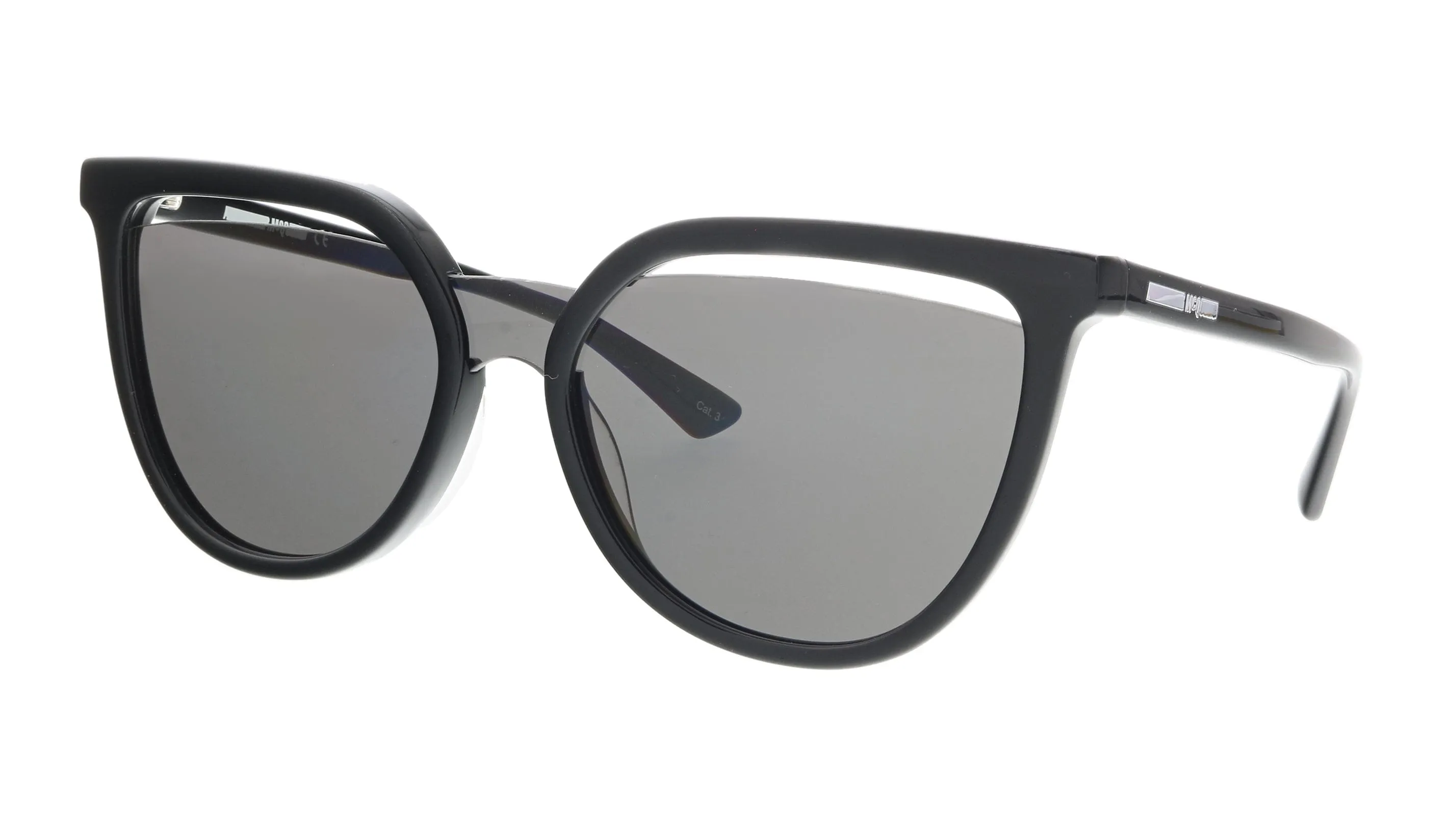 McQ MQ0197S-001 Black Cateye Sunglasses