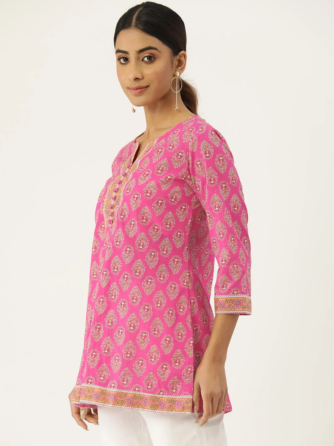 Nandini Top | Brilliant Pink