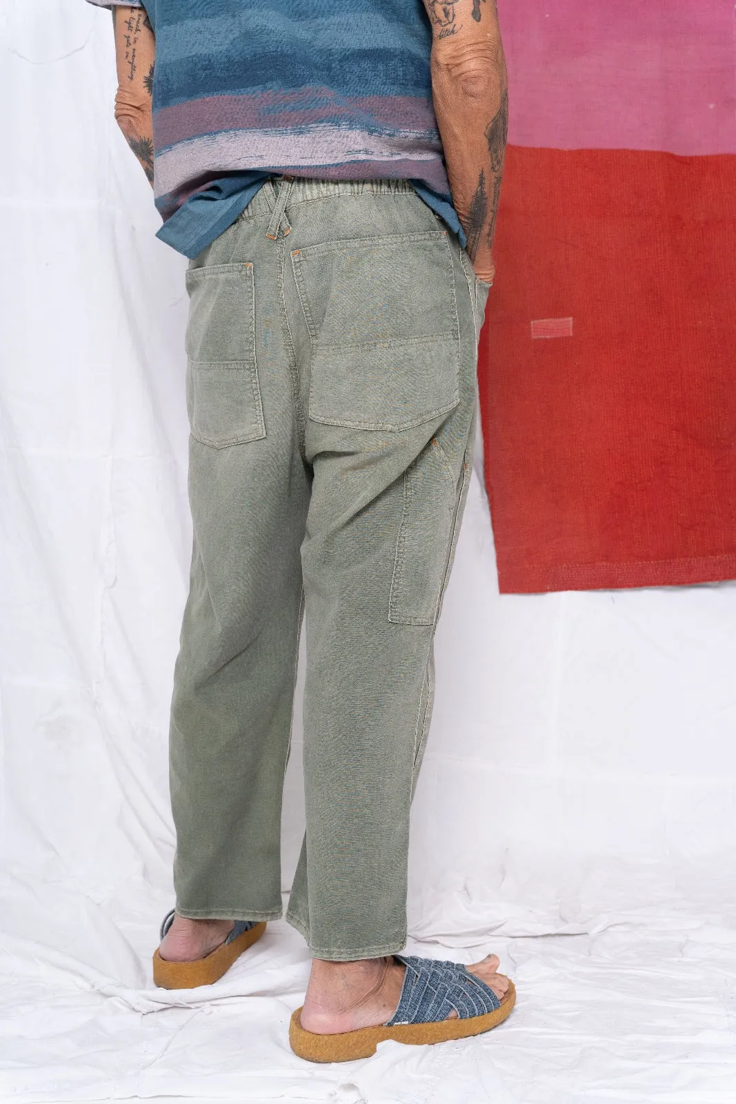 P71 Carpenter Hemp & Organic Cotton Sunfaded Olive Army