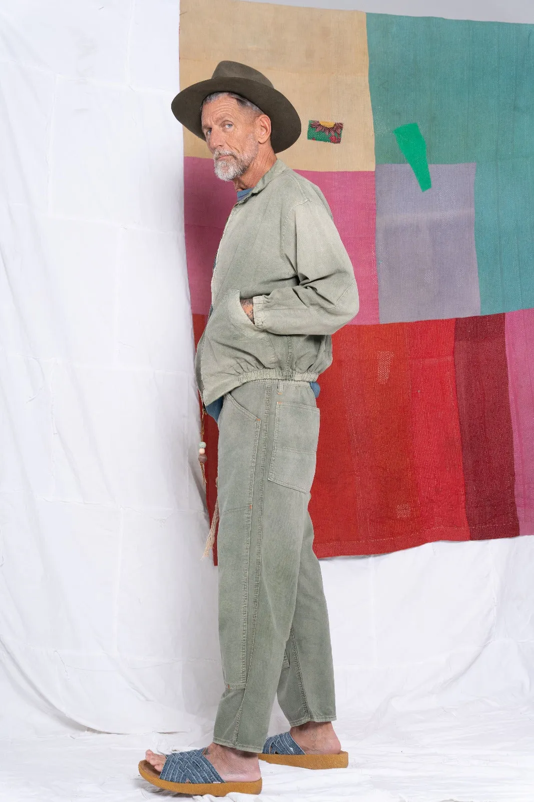 P71 Carpenter Hemp & Organic Cotton Sunfaded Olive Army