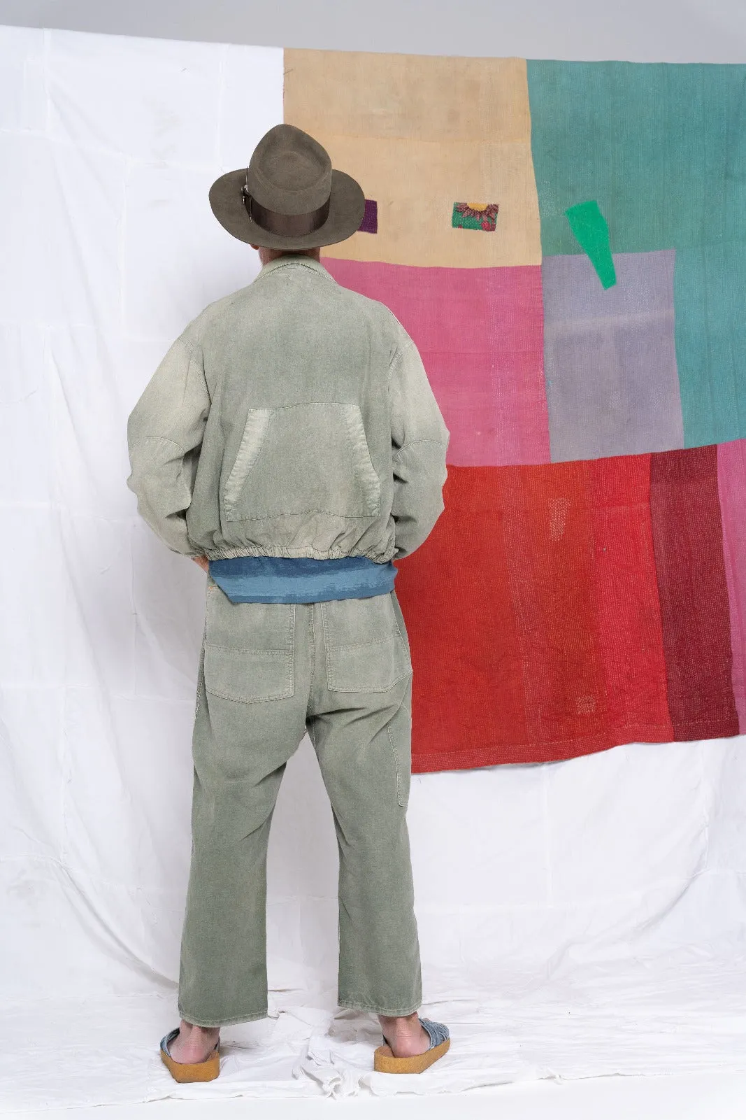 P71 Carpenter Hemp & Organic Cotton Sunfaded Olive Army