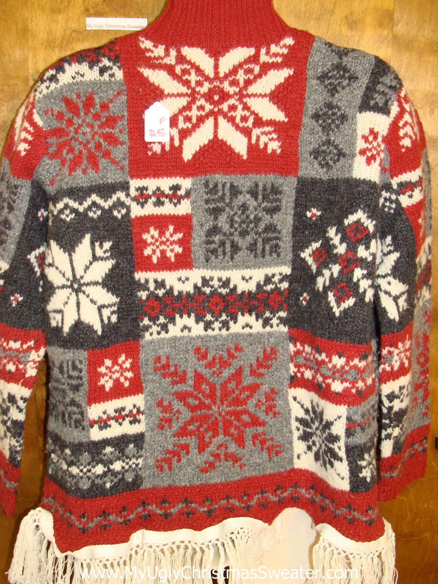 Patchwork Snowflakes Ugly Christmas Sweater