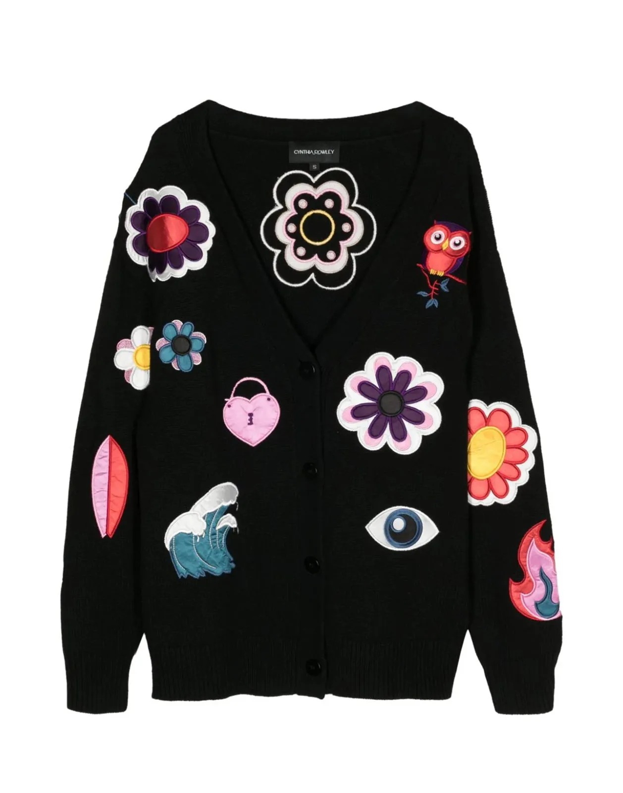 Playful Patchwork Cardigan