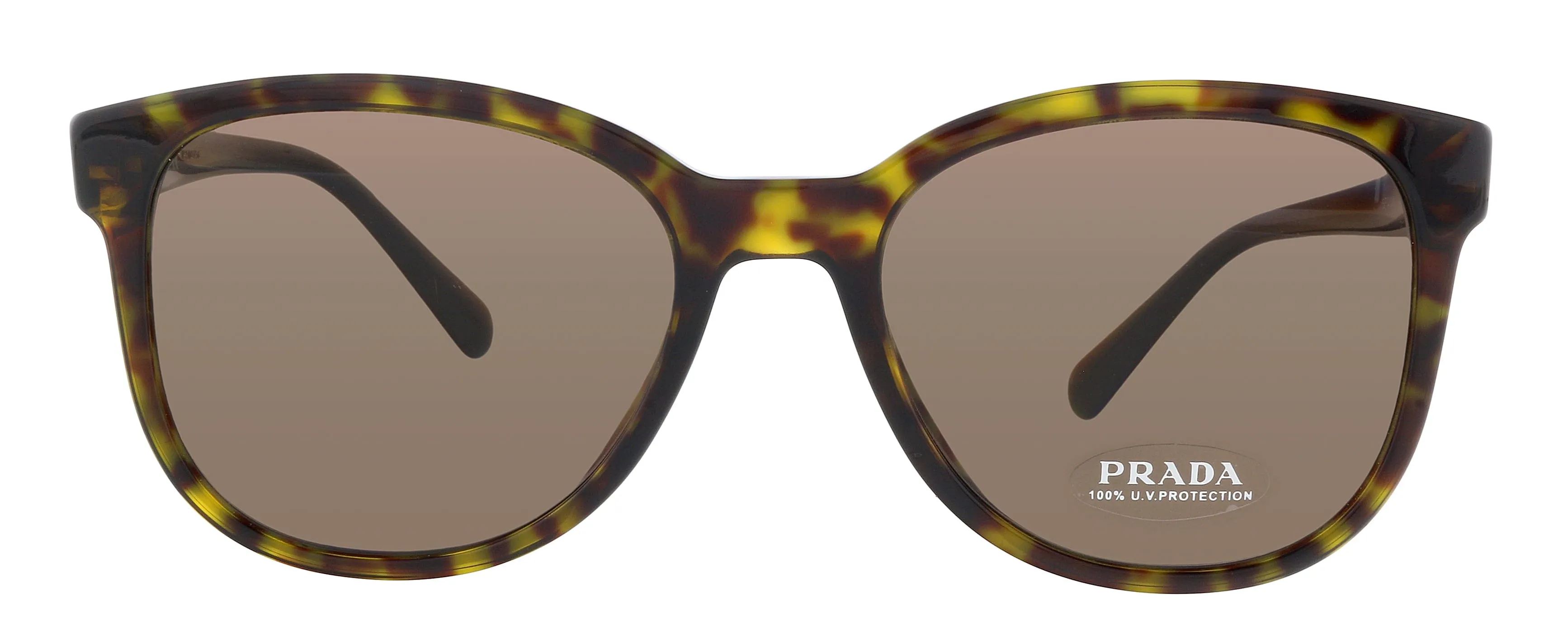 Prada 0PR 08US 2AU8C1 Havana  Square Sunglasses