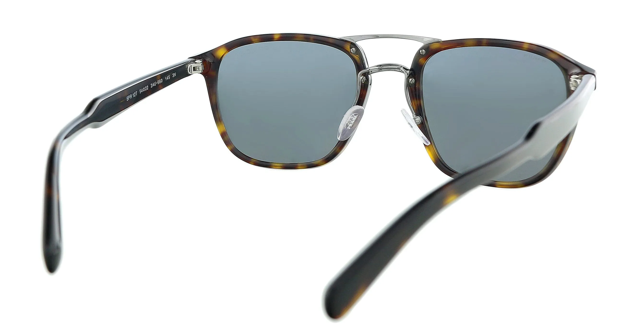 Prada 0PR 12TS 2AU5S0 Havana Square Sunglasses