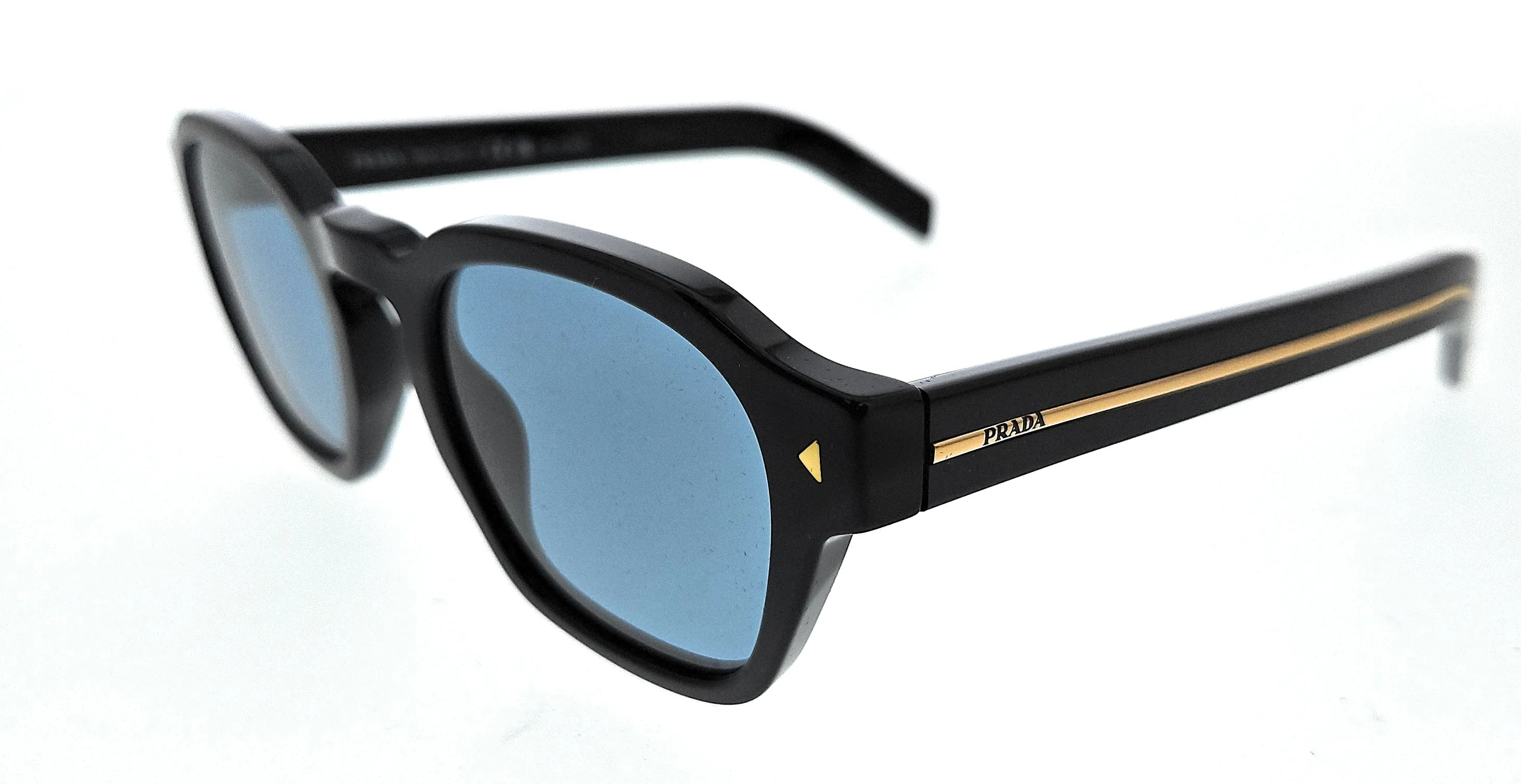 Prada PR A16S 16K04D Black Rectangle Sunglasses