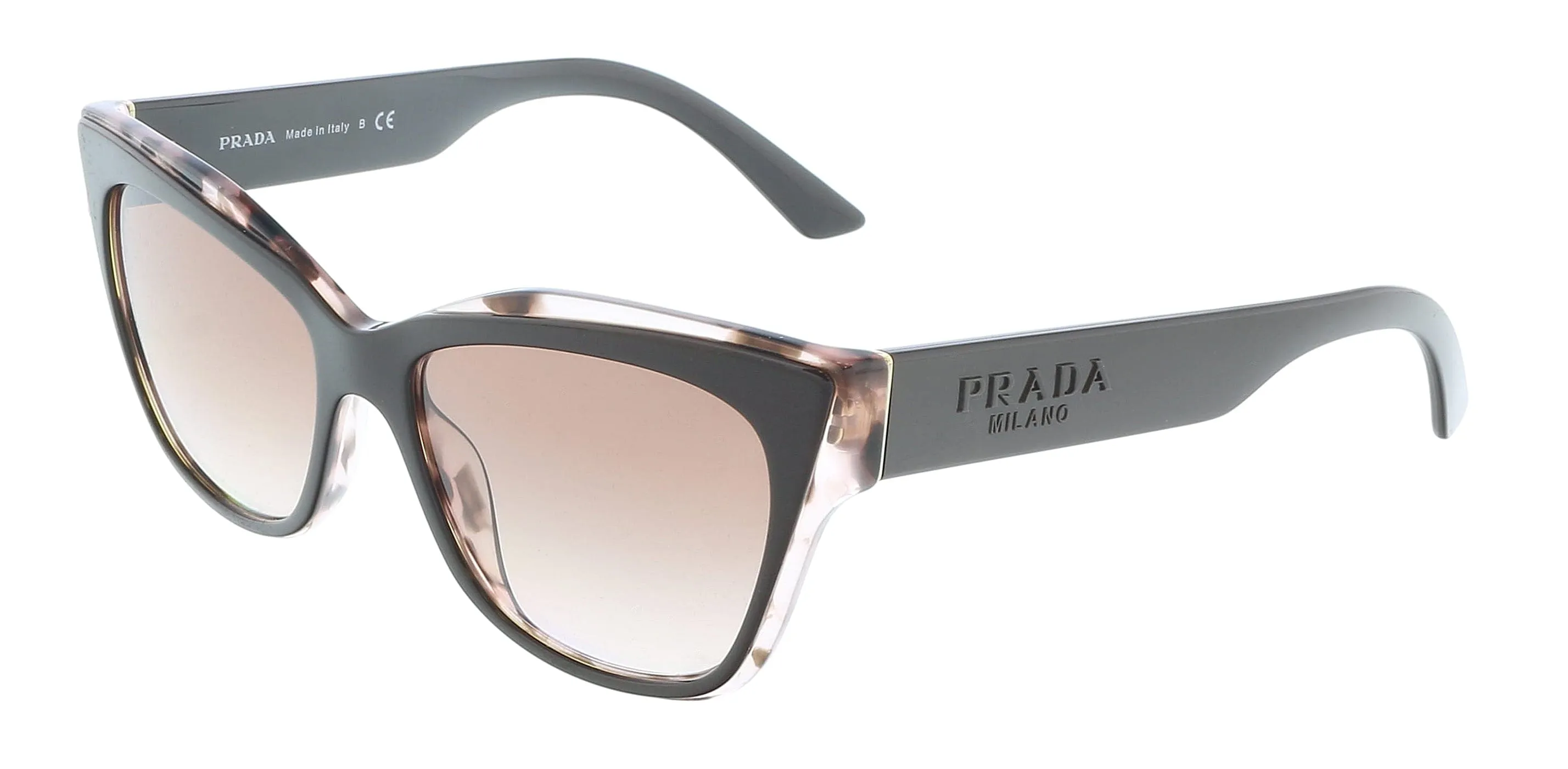 Prada PR23XS  R0L0A6 Brown Cat Eye Sunglasses