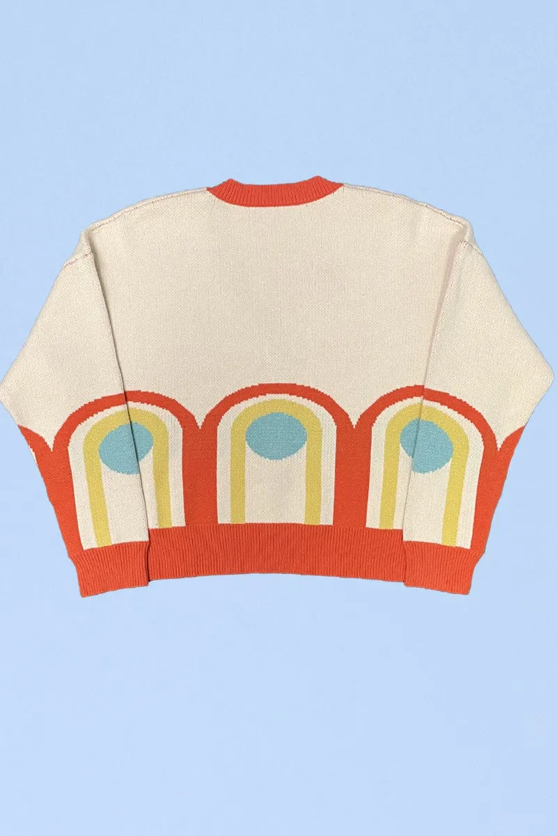 Retro Arch Cardigan