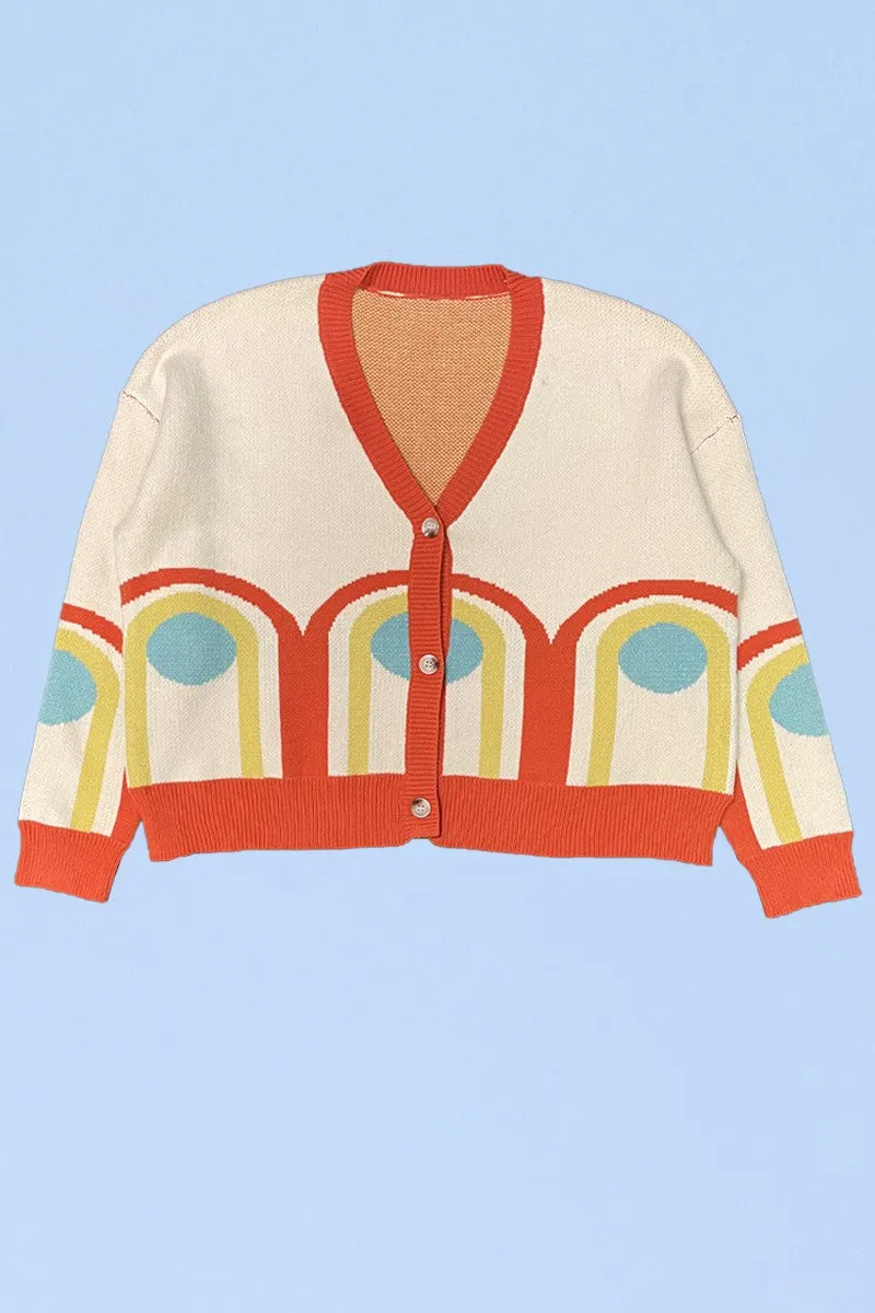 Retro Arch Cardigan