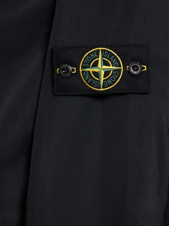 Stone Island   Hyper dense nylon satin car coat 
