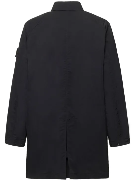 Stone Island   Hyper dense nylon satin car coat 