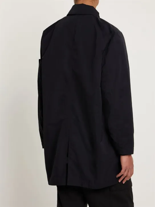 Stone Island   Hyper dense nylon satin car coat 
