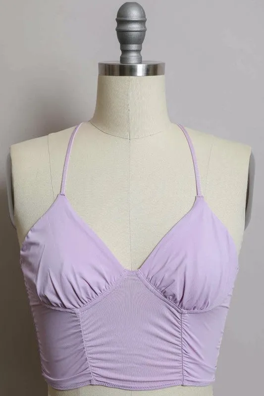 Stylish Comfy Soft Ruched Bralette