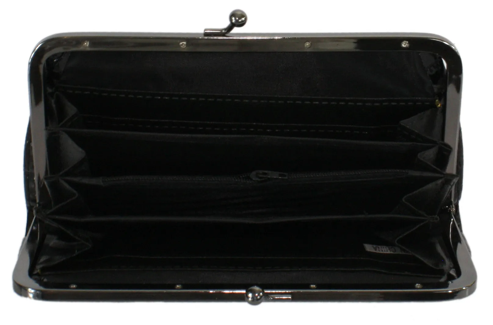 Stylish Crocodile Embossed Leather Ziparound Wallet