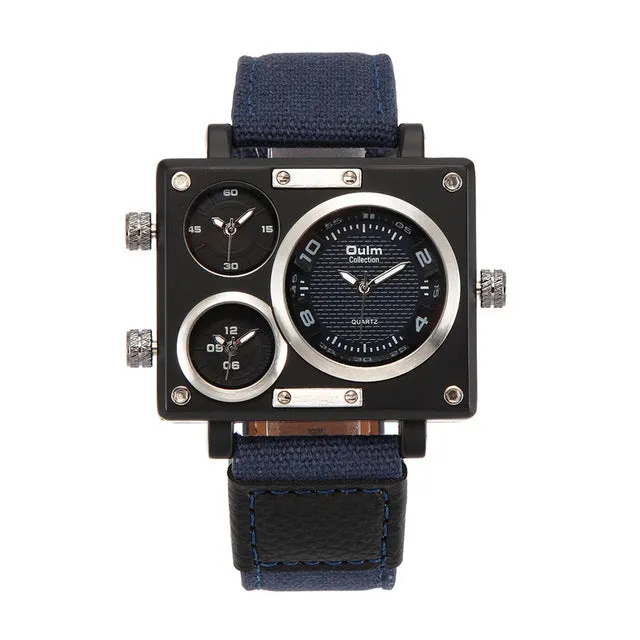 Stylish Double Movement Compass Watch