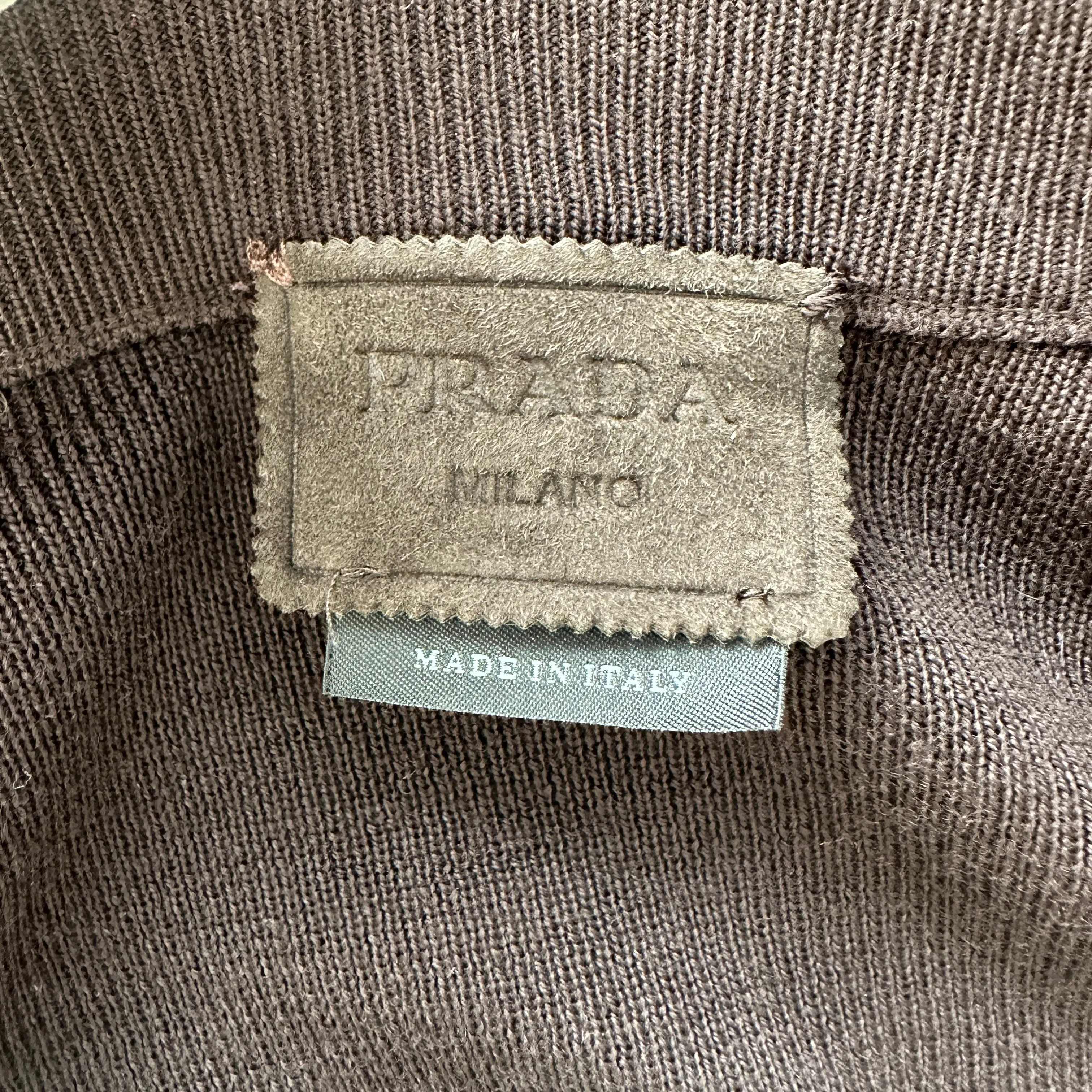 Suede Brown Bomber Jacket - L